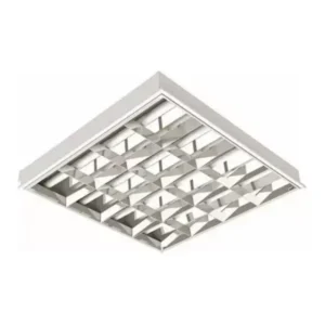 Luminária aletada 4x T8 60cm